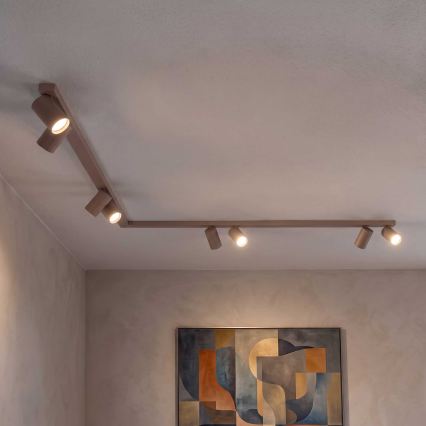 BRILAGI - Takspot SELE LONG 8xGU10/30W/230V beige