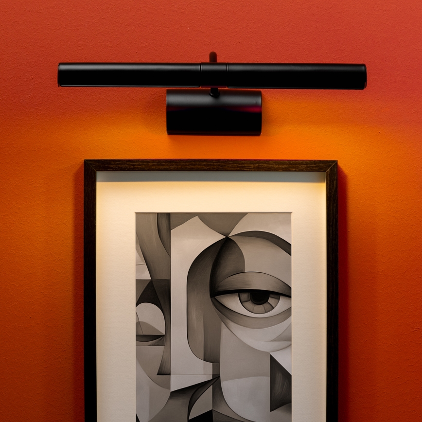 Brilagi - tavelbelysning DANAE 2xE14/40W/230V svart