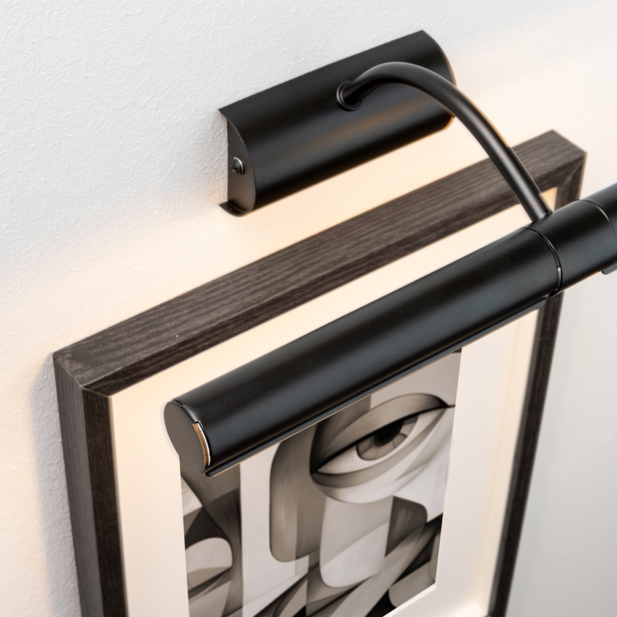 Brilagi - tavelbelysning DANAE 2xE14/40W/230V svart