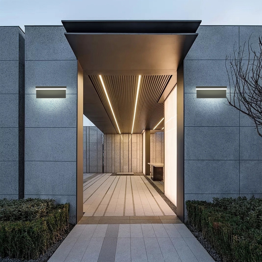 Brilagi - TESSI LED utomhusvägglampa 10W/230V svart IP54