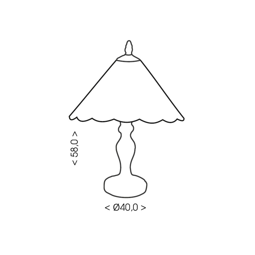 Brilagi - Tiffany-bordslampa i glasmosaik FOLIA 2xE27/60W/230V