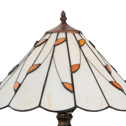 Brilagi - Tiffany-bordslampa i glasmosaik FOLIA 2xE27/60W/230V