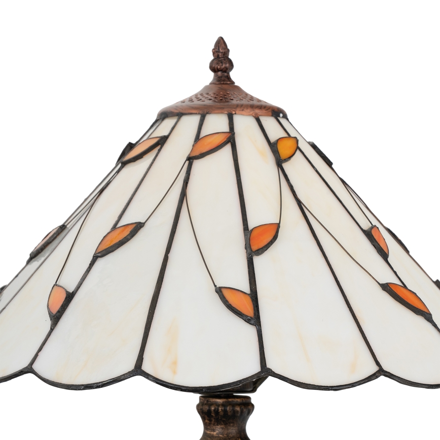 Brilagi - Tiffany-bordslampa i glasmosaik FOLIA 2xE27/60W/230V