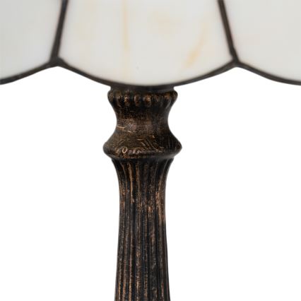 Brilagi - Tiffany-bordslampa i glasmosaik FOLIA 2xE27/60W/230V