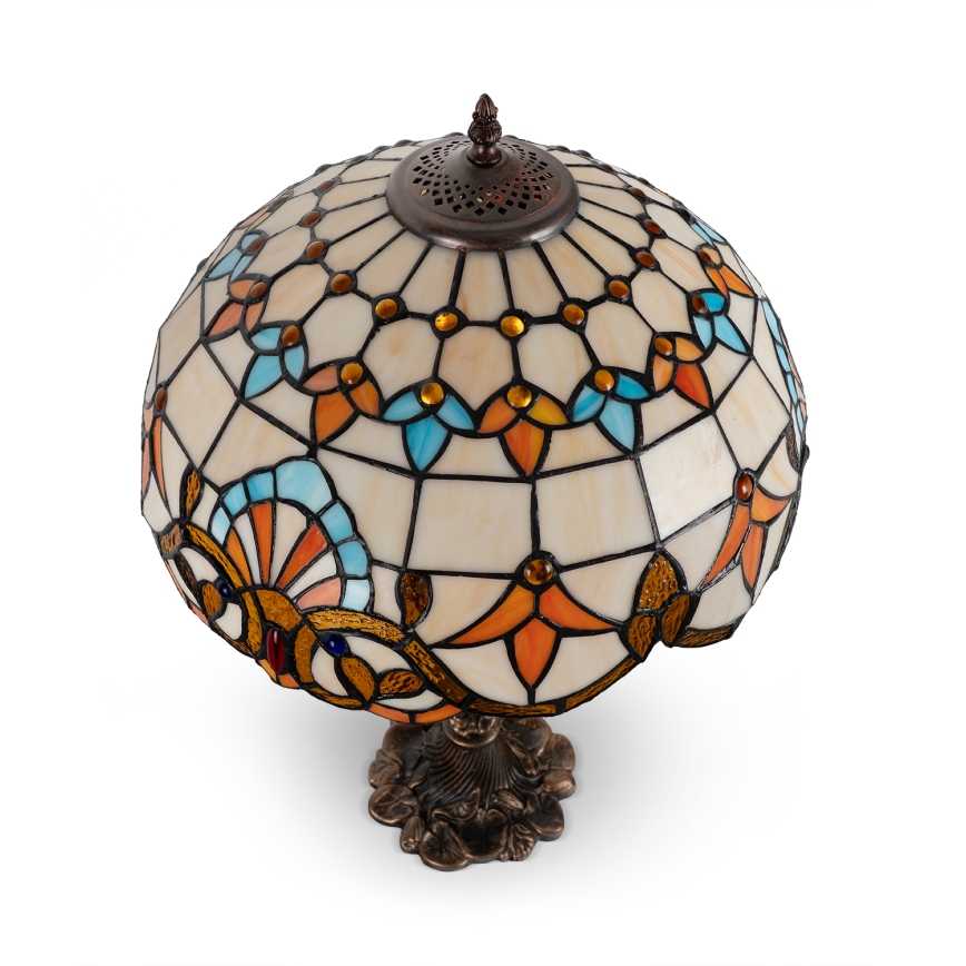 Brilagi - Tiffany-bordslampa i glasmosaik MIRABELLA 1xE27/60W/230V