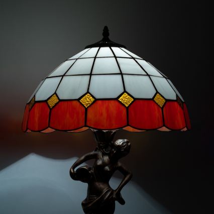 Brilagi - Tiffany-bordslampa i glasmosaik SIENNA 1xE27/60W/230V