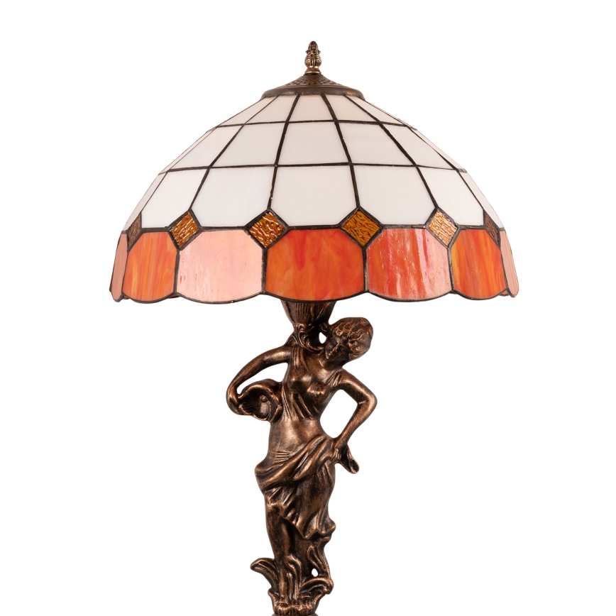 Brilagi - Tiffany-bordslampa i glasmosaik SIENNA 1xE27/60W/230V