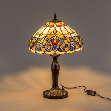 Brilagi - Tiffany-bordslampa LUISA 1xE27/40W/230V