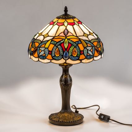 Brilagi - Tiffany-bordslampa LUISA 1xE27/40W/230V