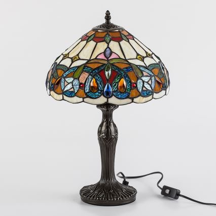Brilagi - Tiffany-bordslampa LUISA 1xE27/40W/230V