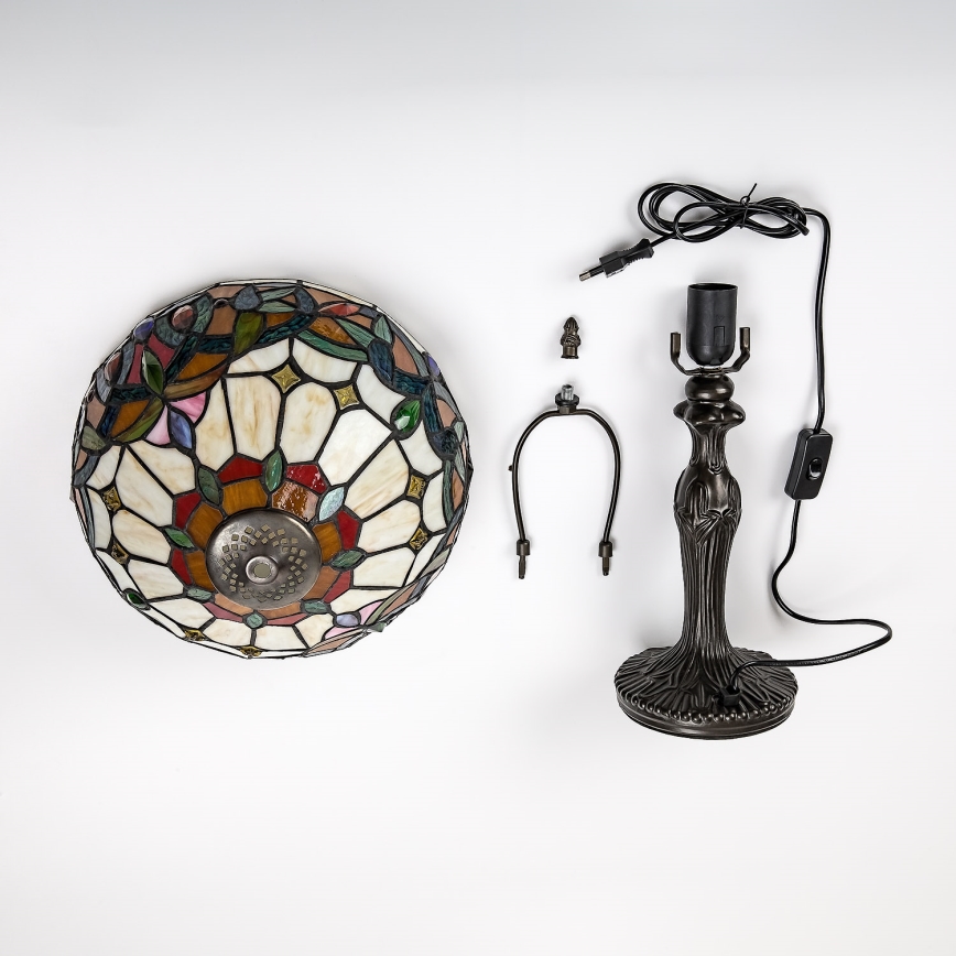 Brilagi - Tiffany-bordslampa LUISA 1xE27/40W/230V