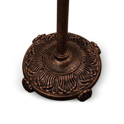 Brilagi - Tiffany-glasmosaik golvlampa JUNGLE 2xE27/60W/230V