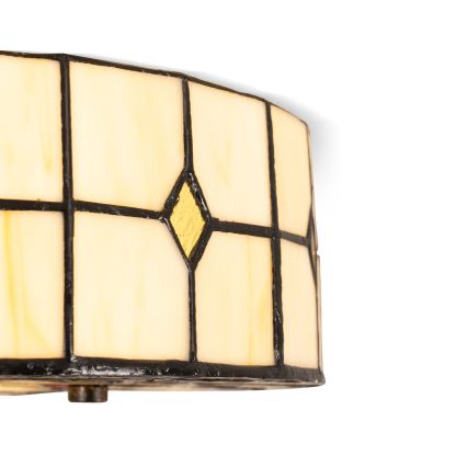 Brilagi - Tiffany glasmosaik taklampa FOLIA 3xE27/60W/230V Ø 40 cm
