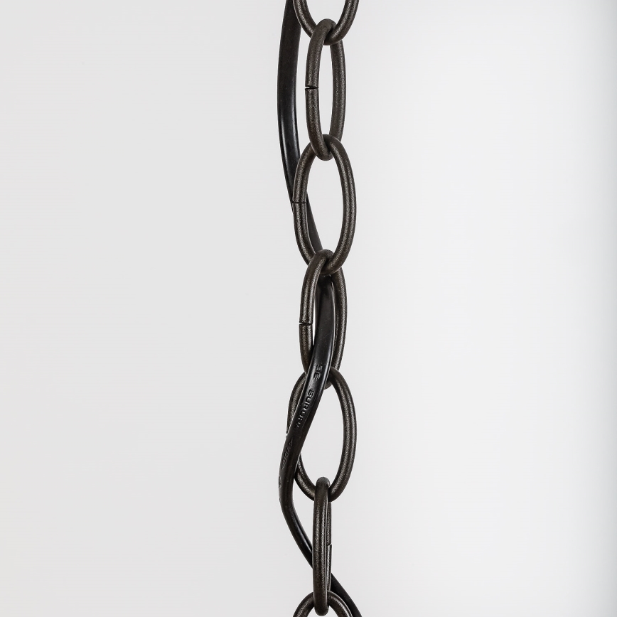 Brilagi - Tiffany glasmosaik-taklampa med kedja MARGARET 2xE27/60W/230V