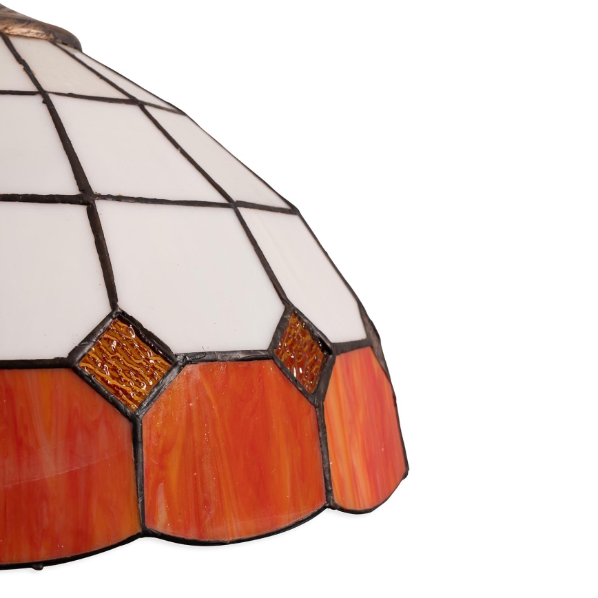 BRILAGI - Tiffany-glasmosaik taklampa med kedja SIENNA 1xE27/60W/230V Ø 40 cm