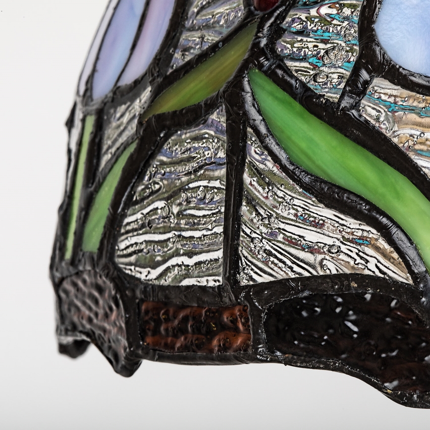 Brilagi - Tiffany glasmosaik vägglampa LORAS 1xE27/40W/230V