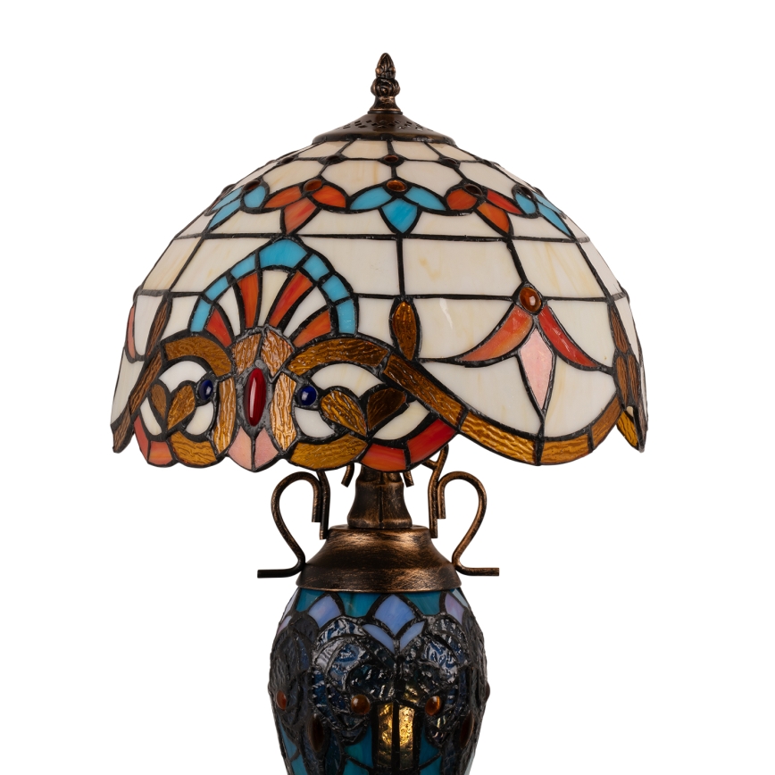 Brilagi - Tiffany-glasmosaiklampa MIRABELLA 1xE27/60W/230V + 1xE14/40W
