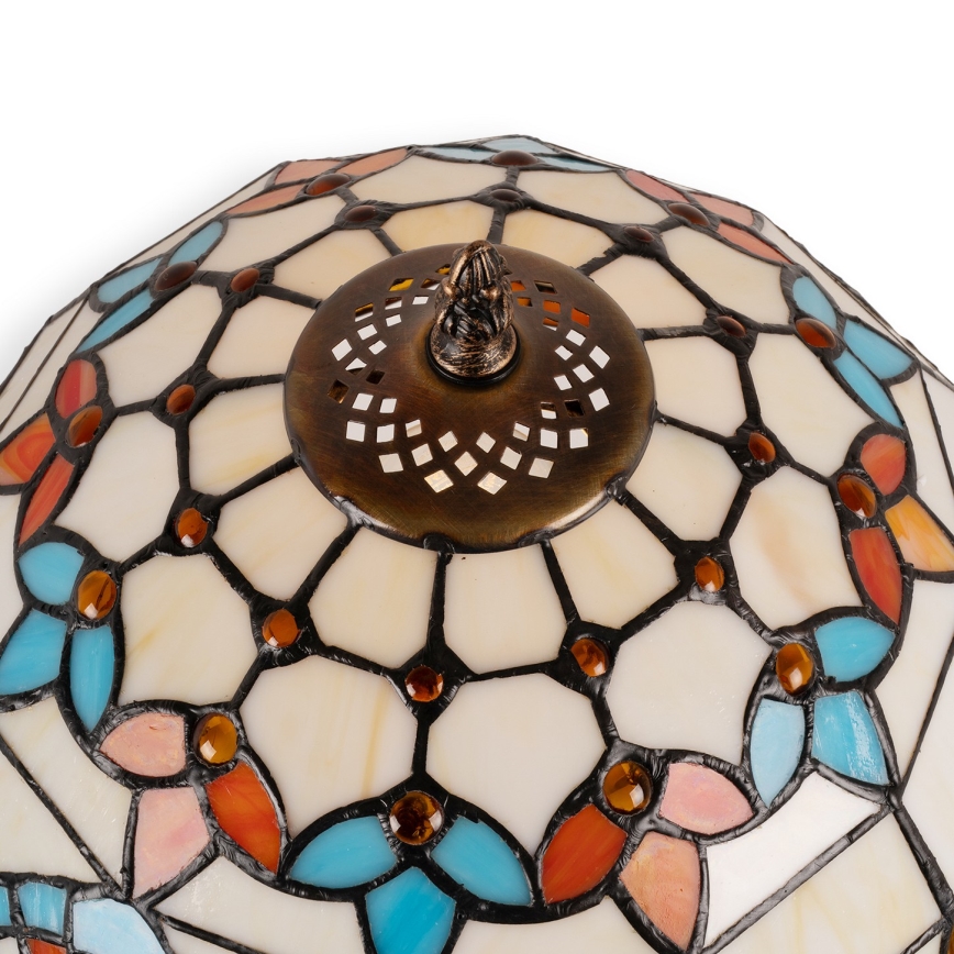 Brilagi - Tiffany-glasmosaiklampa MIRABELLA 1xE27/60W/230V + 1xE14/40W