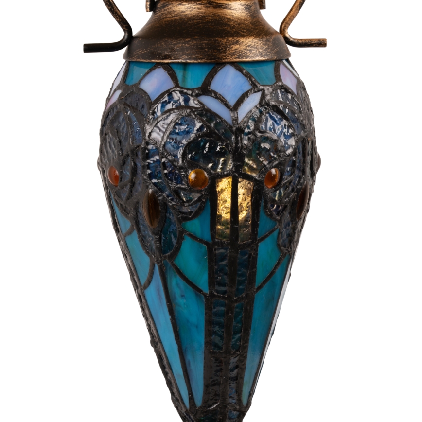 Brilagi - Tiffany-glasmosaiklampa MIRABELLA 1xE27/60W/230V + 1xE14/40W