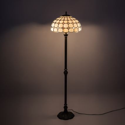 Brilagi - Tiffany-golvlampa i glasmosaik DORAN 2xE27/60W/230V