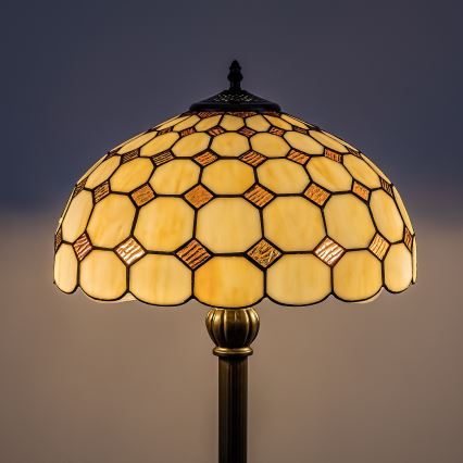 Brilagi - Tiffany-golvlampa i glasmosaik DORAN 2xE27/60W/230V