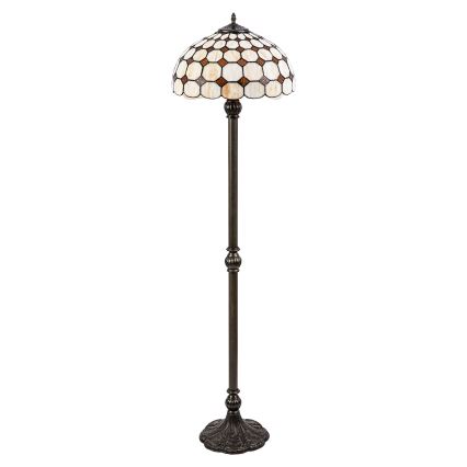 Brilagi - Tiffany-golvlampa i glasmosaik DORAN 2xE27/60W/230V