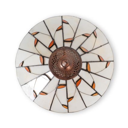 Brilagi - Tiffany-golvlampa i glasmosaik FOLIA 2xE27/60W/230V