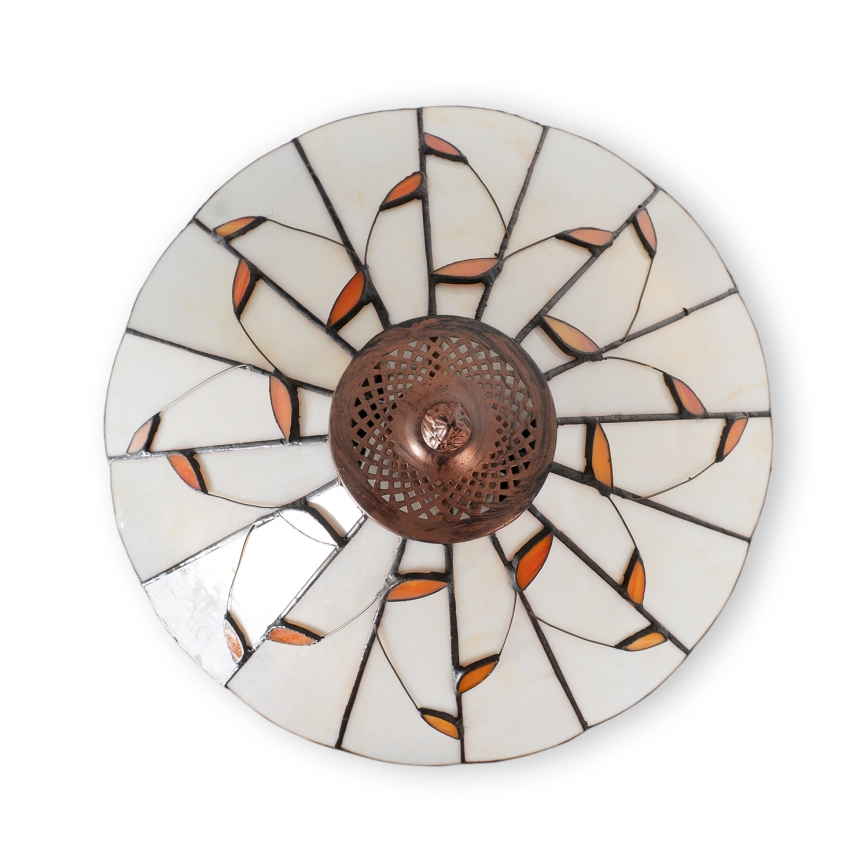 Brilagi - Tiffany-golvlampa i glasmosaik FOLIA 2xE27/60W/230V