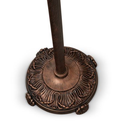 Brilagi - Tiffany-golvlampa i glasmosaik FOLIA 2xE27/60W/230V