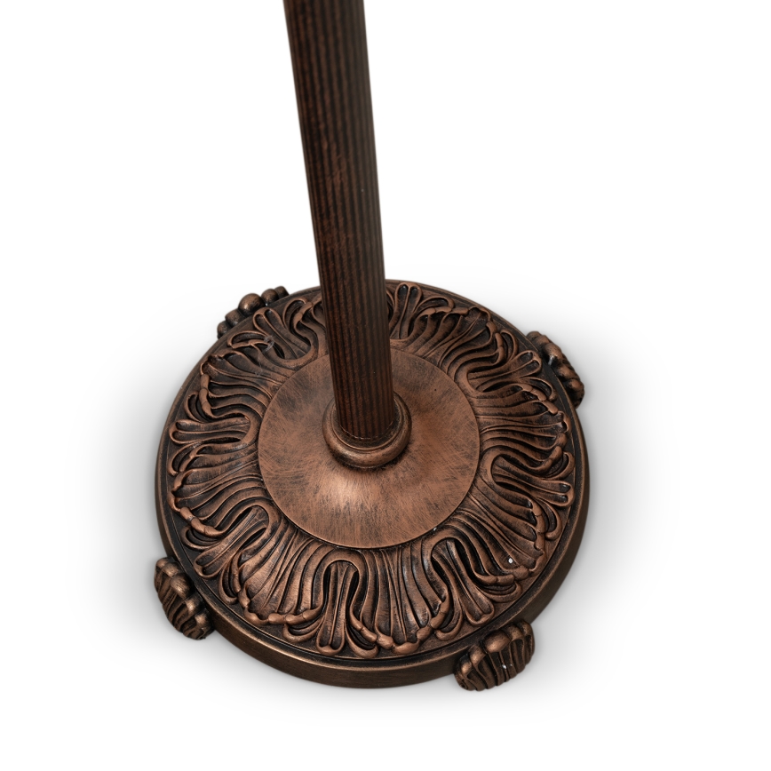 Brilagi - Tiffany-golvlampa i glasmosaik FOLIA 2xE27/60W/230V