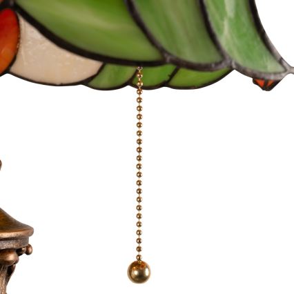 Brilagi - Tiffany golvlampa i glasmosaik SUNFLOWER 2xE27/60W/230V