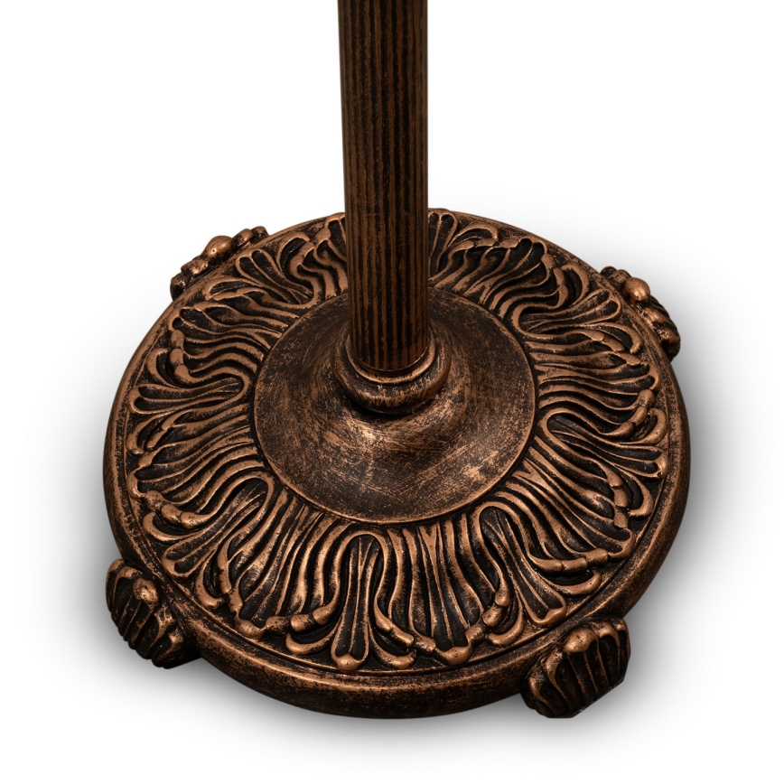 Brilagi - Tiffany golvlampa i glasmosaik SUNFLOWER 2xE27/60W/230V