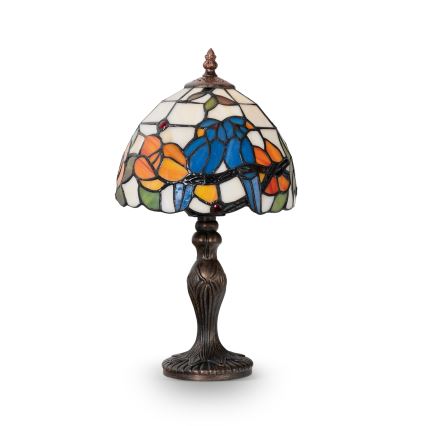 Brilagi - Tiffany-inspirerad bordslampa i glasmosaik JUNGLE 1xE27/60W/230V