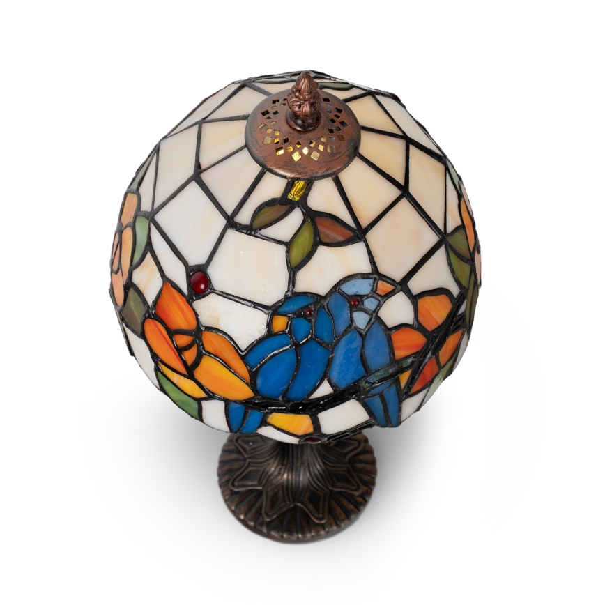 Brilagi - Tiffany-inspirerad bordslampa i glasmosaik JUNGLE 1xE27/60W/230V