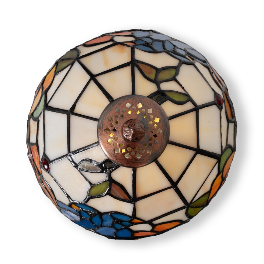 Brilagi - Tiffany-inspirerad bordslampa i glasmosaik JUNGLE 1xE27/60W/230V