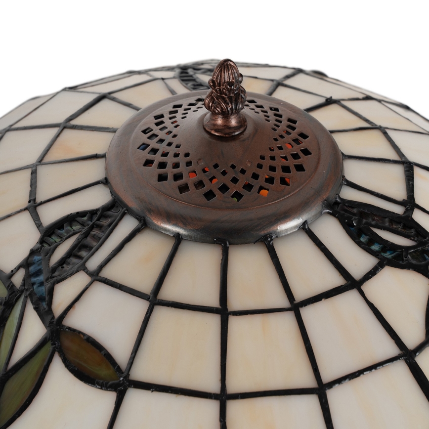 Brilagi - Tiffany-inspirerad bordslampa i glasmosaik JUNGLE 1xE27/60W/230V