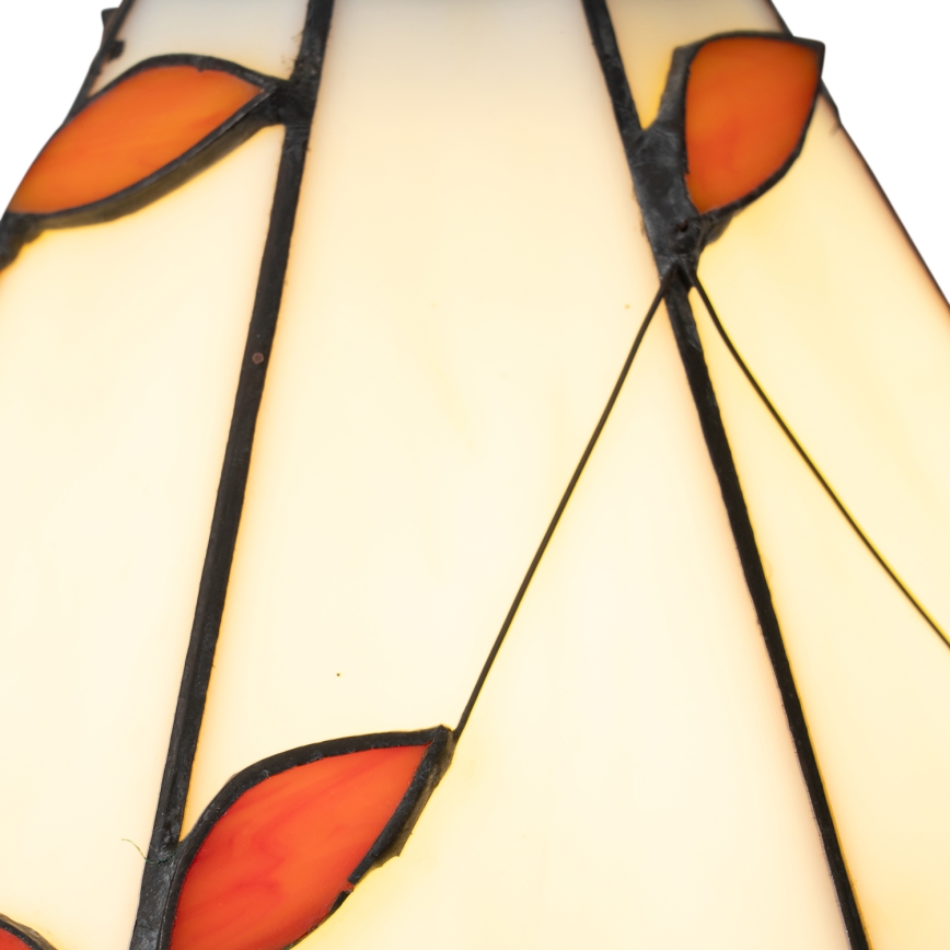 Brilagi - Tiffany-inspirerad glasmosaikvägglampa FOLIA 1xE14/40W/230V