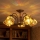 Brilagi - Tiffany-inspirerad plafond MIRABELLA 5xE27/60W/230V Ø 60 cm