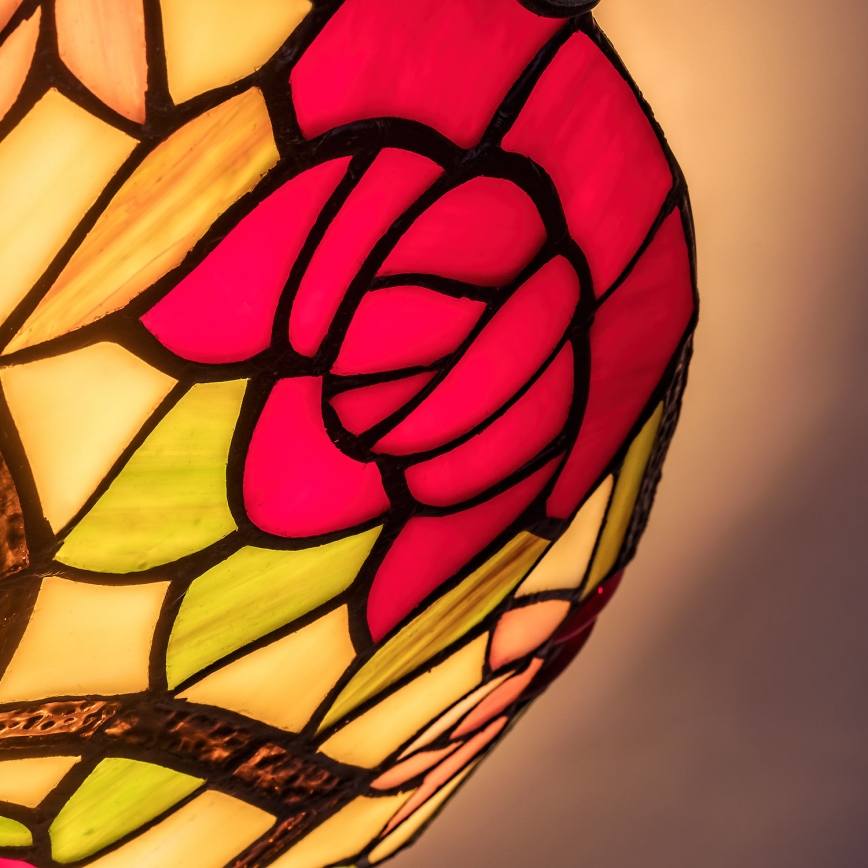 Brilagi - Tiffany-inspirerad taklampa GARLAN 2xE27/60W/230V