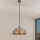 Brilagi - Tiffany-pendel i glasmosaik med kedja LORAS 2xE27/60W/230V