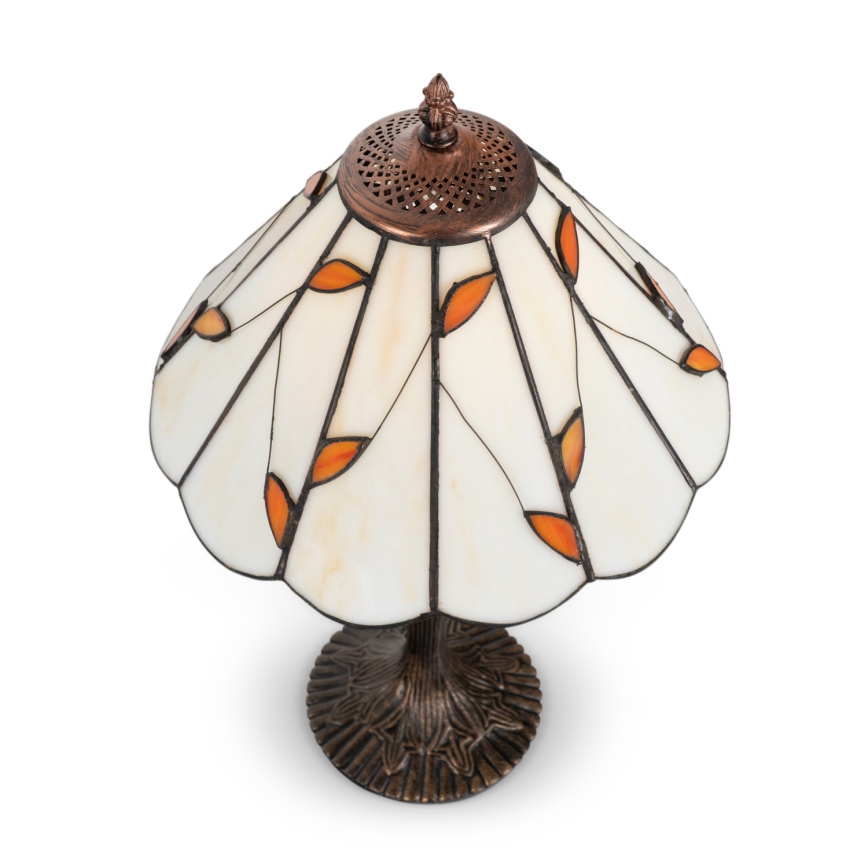 Brilagi - Tiffany-stil bordslampa FOLIA 1xE27/60W/230V