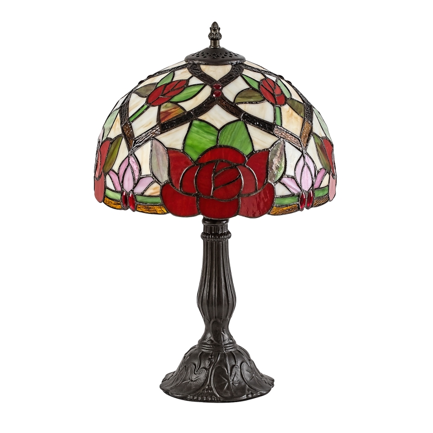 Brilagi - Tiffany-stil bordslampa GARLAN 1xE27/40W/230V
