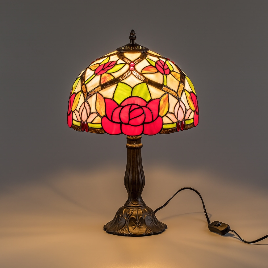 Brilagi - Tiffany-stil bordslampa GARLAN 1xE27/40W/230V