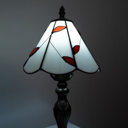 Brilagi - Tiffany-stil bordslampa i glasmosaik FOLIA 1xE27/60W/230V