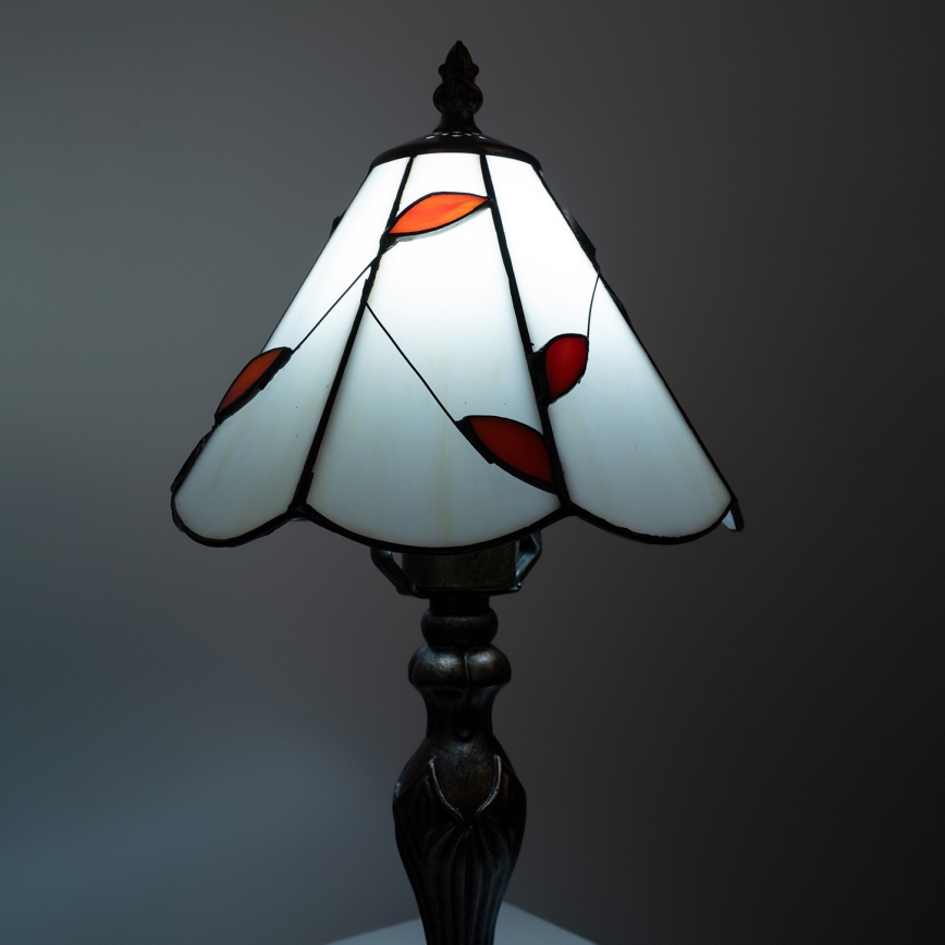 Brilagi - Tiffany-stil bordslampa i glasmosaik FOLIA 1xE27/60W/230V