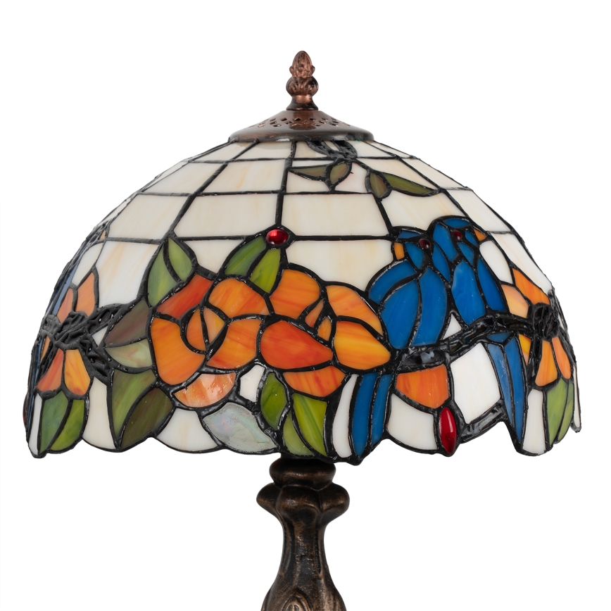 Brilagi - Tiffany-stil bordslampa i glasmosaik JUNGLE 1xE27/60W/230V