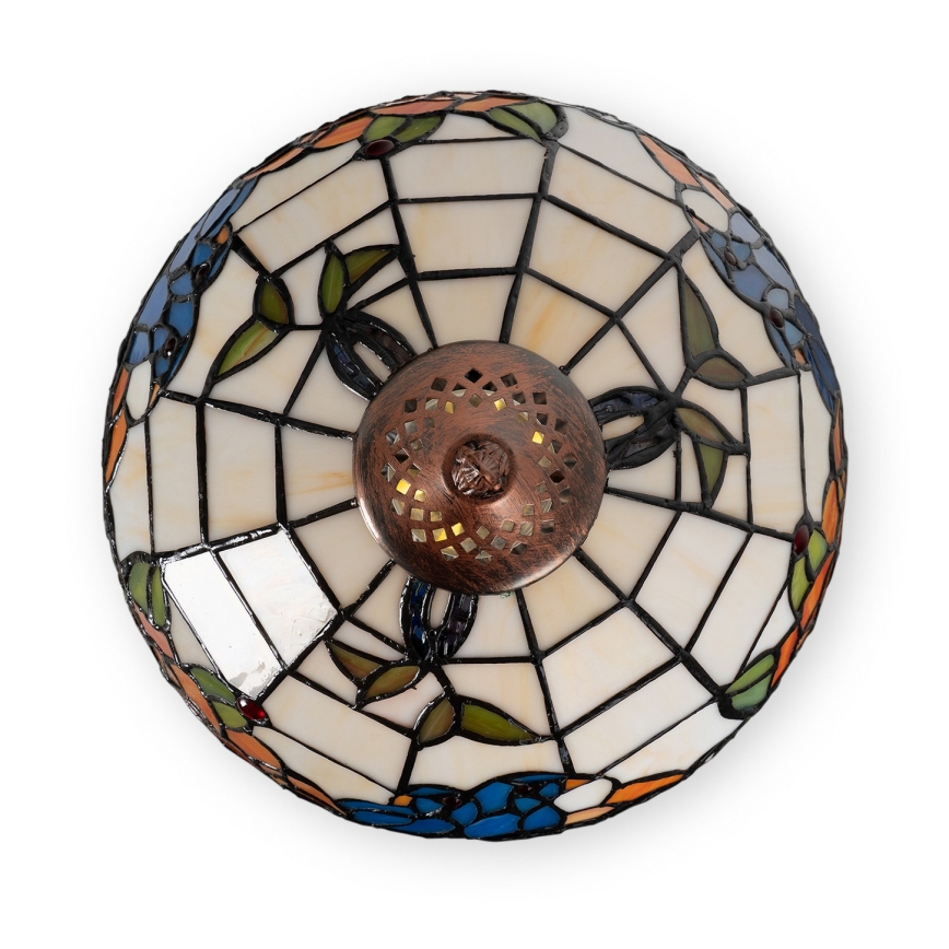Brilagi - Tiffany-stil bordslampa i glasmosaik JUNGLE 1xE27/60W/230V