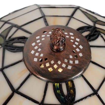 Brilagi - Tiffany-stil bordslampa i glasmosaik JUNGLE 1xE27/60W/230V