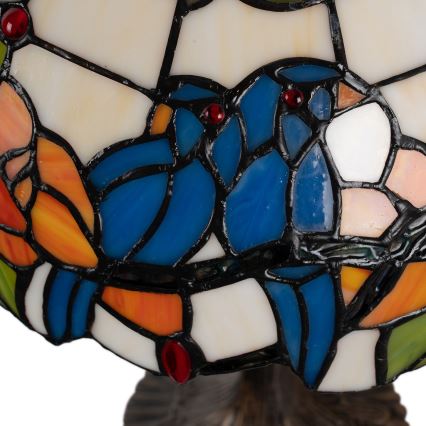 Brilagi - Tiffany-stil bordslampa i glasmosaik JUNGLE 1xE27/60W/230V