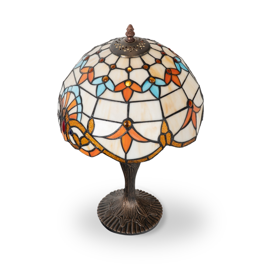 Brilagi - Tiffany-stil bordslampa i glasmosaik MIRABELLA 1xE27/60W/230V